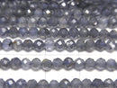 [Video]High Quality! Iolite AAA- Faceted Round 3mm 1strand beads (aprx.12inch/30cm)