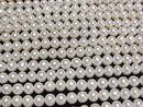 [Video]Fresh Water Pearl AAA- Potato 6mm White 1strand beads (aprx.14inch/35cm)