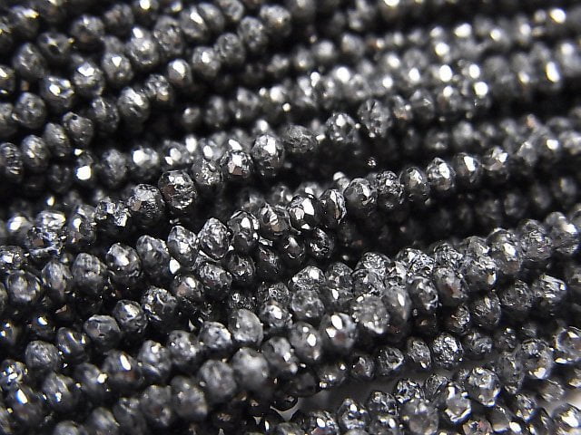 Diamond, Roundel Gemstone Beads