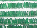 [Video]Green Onyx AA+ Square Rondelle (Disc) 1strand beads (aprx.16inch/40cm)