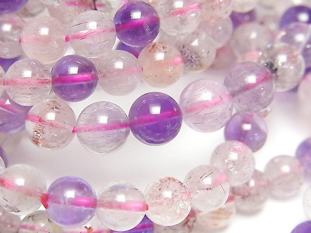 Accessories, Bracelet, Elestial Quartz, Round Gemstone Beads