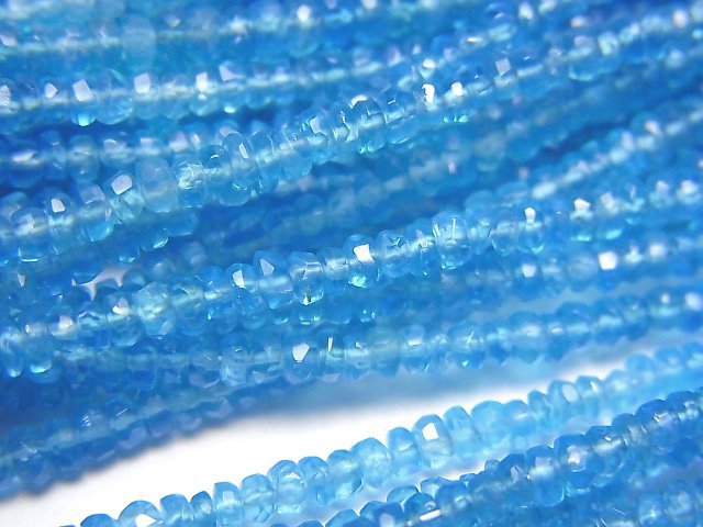 Apatite, Roundel Gemstone Beads