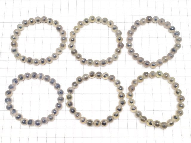 [Video] Tapioca Agate (Gobi Agate) Round 8mm Bracelet