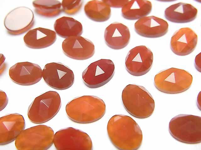 Agate, Oval, Rose Gemstone Beads