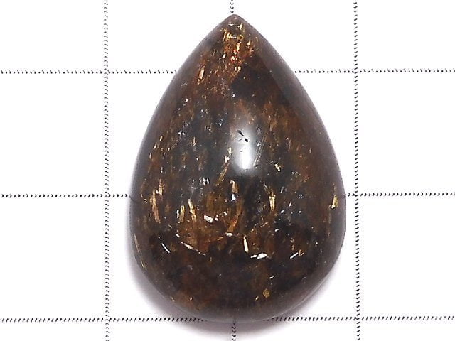 [Video][One of a kind] Copper Rutilated Quartz Cabochon 1pc NO.18