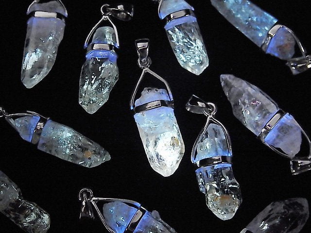 [Video] Pakistan Oil in Quartz Point Pendant Silver925 1pc