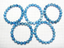 [Video] Madagascar Blue Apatite AA++ Round 10mm Bracelet