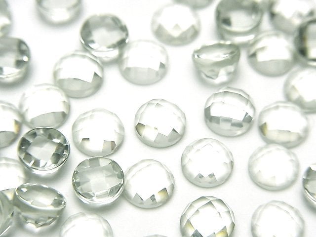 Cabochon, Green Amethyst Gemstone Beads