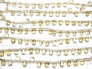 [Video]High Quality Citrine AAA Pear shape Faceted 7x5mm 1strand (18pcs )