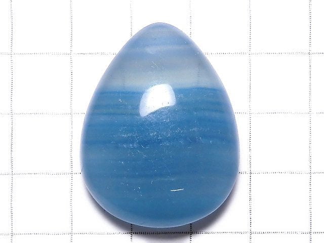 [Video][One of a kind] Natural Blue Calcite AAA Cabochon 1pc NO.134