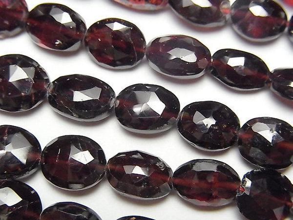 Garnet, Oval Gemstone Beads