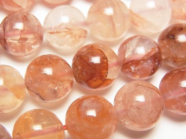 紅赤鐵礦石 AAA - 圓珠 12mm 半串或一串珠（約 15 英寸/36 公分）