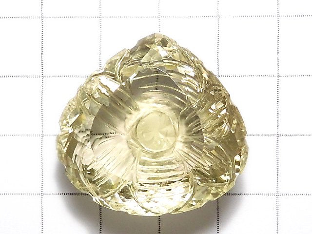 [Video][One of a kind] High Quality Lemon Quartz AAA Loose stone Carved Faceted 1pc NO.30