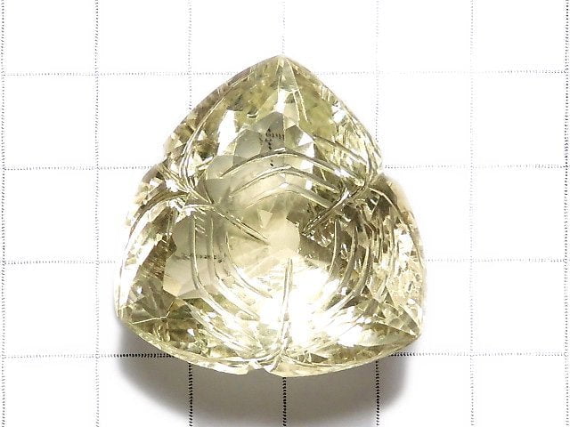 [Video][One of a kind] High Quality Lemon Quartz AAA Loose stone Carved Faceted 1pc NO.34