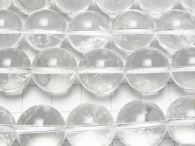 [Video]Crystal Quartz AAA- Round 16mm half or 1strand beads (aprx.15inch/36cm)