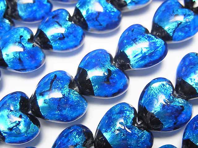 Glass Beads, Heart Synthetic & Glass Beads