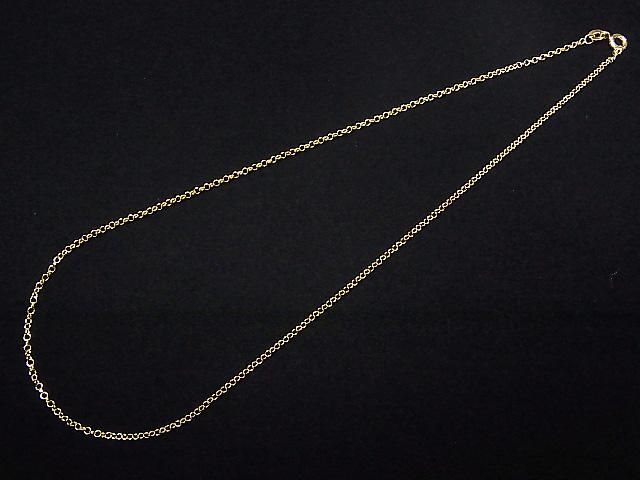 Silver925 蛋鍊 NO.2 1.7mm 18KGP [40cm][45cm][50cm][60cm] 項鍊 1條