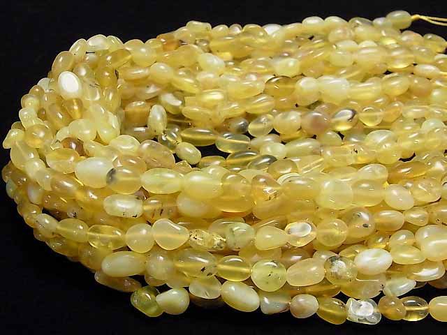 [Video]Yellow Opal AA Nugget 1strand beads (aprx.15inch/38cm)