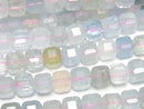 Cube, Mixed Stone Gemstone Beads