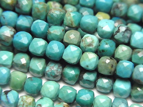 Cube, Turquoise Gemstone Beads