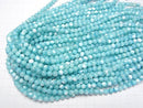 [Video]Mother of Pearl MOP Light Blue Round 6mm 1strand beads (aprx.15inch/38cm)