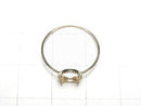 [Video][Japan][K10 Yellow Gold] Ring Frame (Prong Setting) Round Cabochon 6mm Milgrain 1pc