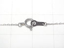 Platinum [PT850] Cable Chain Necklace 1pc beads (aprx.16inch/40cm)