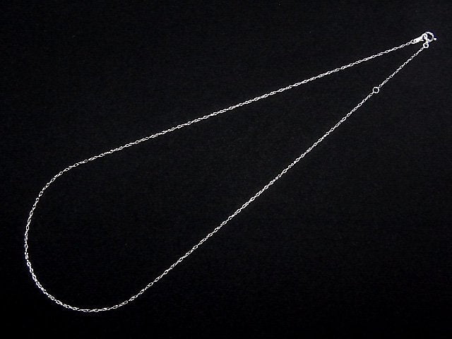 Platinum [PT850] Long Cable Chain Necklace 1pc (aprx.16inch/40cm)