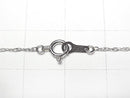 Platinum [PT850] Design Chain Necklace 1pc beads (aprx.16inch/40cm)