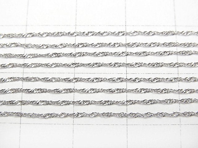 Platinum [PT850] Design Chain Necklace 1pc beads (aprx.16inch/40cm)