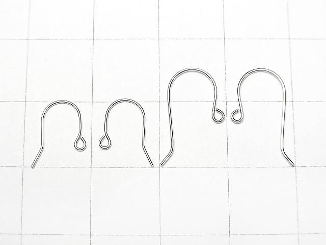 Platinum [PT900] Earwire [S][M] 1 pair