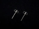 Platinum [PT900] Earstuds & Earnuts Needle 1 pair