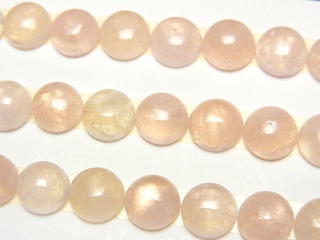 Cabochon, Morganite Gemstone Beads