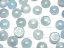 [Video]Aquamarine AA++ Round Cabochon 10x10mm 1pc