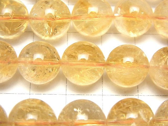 [Video]Citrine AA++ Round 12mm half or 1strand beads (aprx.14inch/35cm)