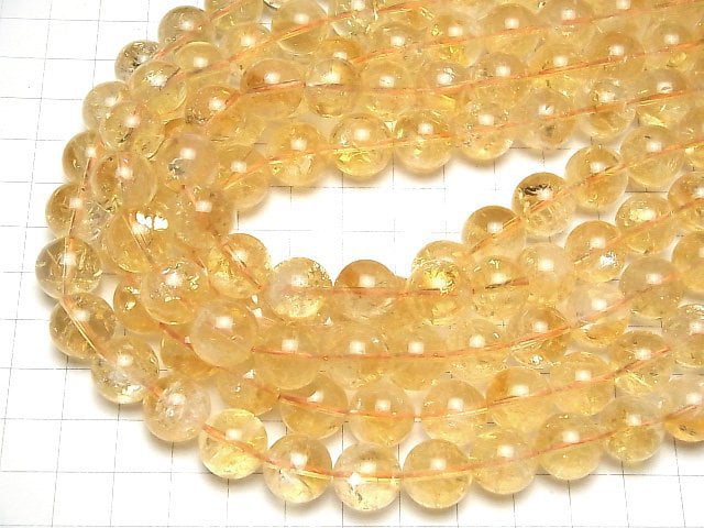 [Video]Citrine AA++ Round 12mm half or 1strand beads (aprx.14inch/35cm)