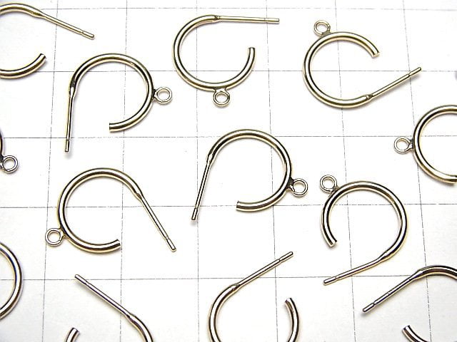 14KGF Earwire  17x12mm 1pair