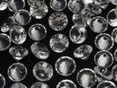 Concave Cut, Crystal Quartz Gemstone Beads