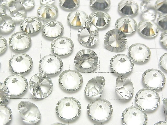 [Video]High Quality Green Amethyst AAA Loose stone Round Concave Cut 8x8mm 4pcs