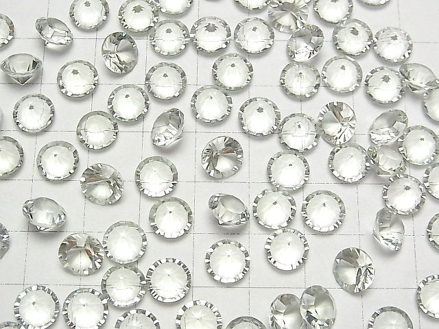 [Video]High Quality Green Amethyst AAA Loose stone Round Concave Cut 8x8mm 4pcs