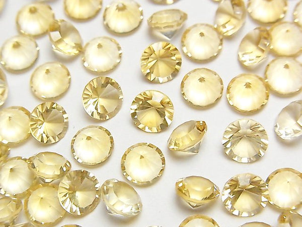 Citrine, Concave Cut Gemstone Beads