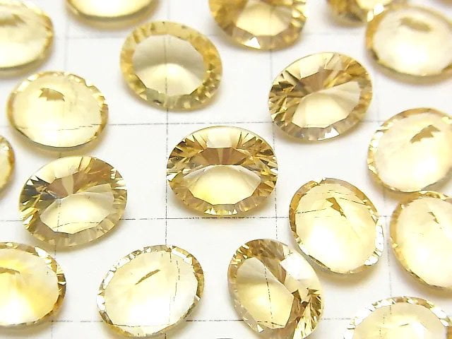 [Video]High Quality Citrine AAA Loose stone Oval Concave Cut 10x8mm 2pcs