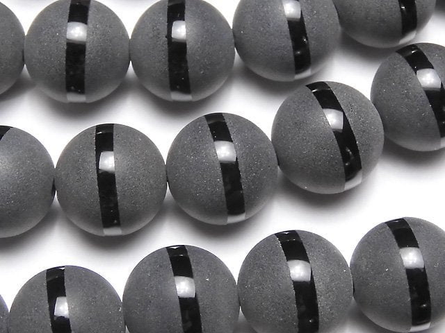 Carving, Onyx, Round Gemstone Beads