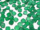 [Video]High Quality Green Onyx AAA Sugarloaf Cut 6x6mm 4pcs