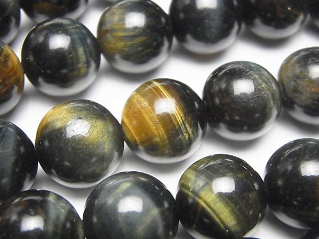 Round, Tiger's Eye Gemstone Beads