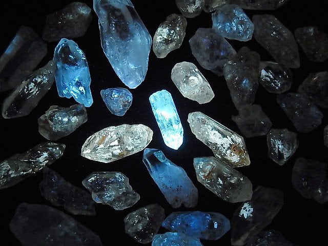 Crystal Quartz, Rough Rock Gemstone Beads