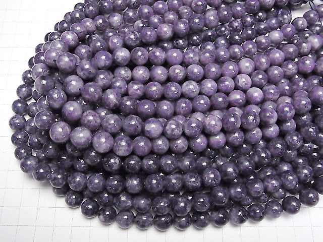 [Video]Lepidolite AA++ Round 10mm half or 1strand beads (aprx.15inch/37cm)