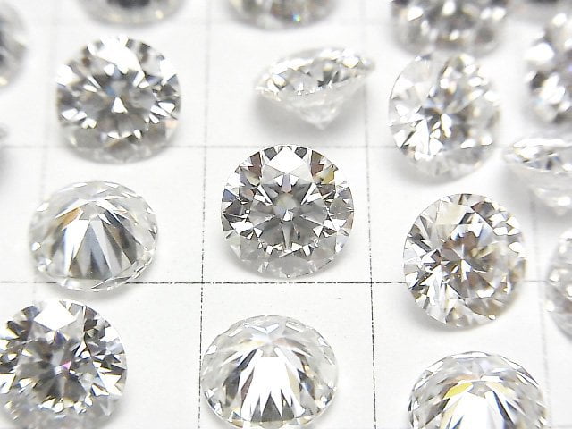 [Video] Moissanite AAA Loose stone Round Faceted 8x8mm [Clear] 1pc