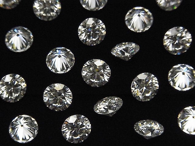 [Video] Moissanite AAA Loose stone Round Faceted 8x8mm [Clear] 1pc