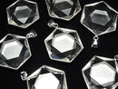 [Video] Crystal AAA - Hexagram Pendant 32x29mm Silver925 1pc